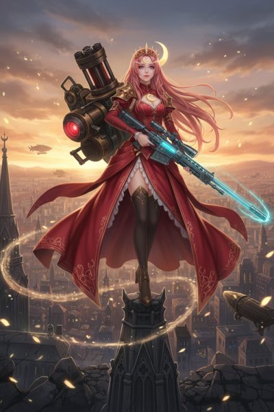 Magical Girl Mei The living Arsenal