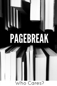 Pagebreak